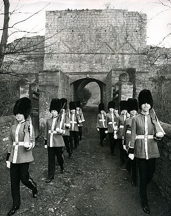 Buildings and Gardens: Tickhill Castle Guards